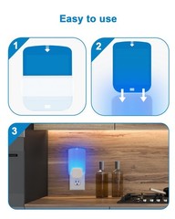 20 Pcs Refill Cartridges for Stem Flying Insect Light Trap, Replacement Blue