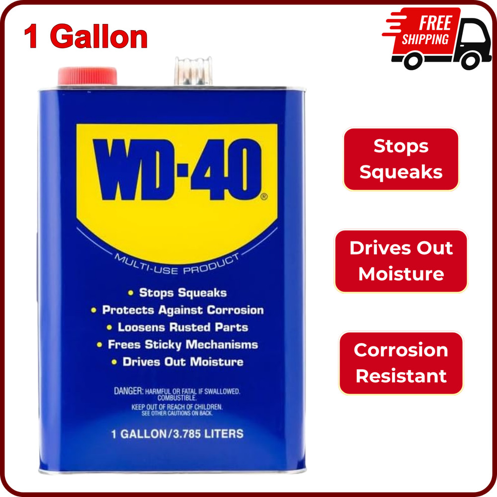 WD-40 Original Formula, Multi-Use Product, One Gallon – For Soaking and Dipping
