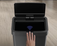 13.2 Gallon Kitchen Sensor Trash Can,Plastic Motion Sensor Kitchen Trash Can
