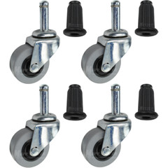 2″ Small Medical Instrument Cart Casters with inserts