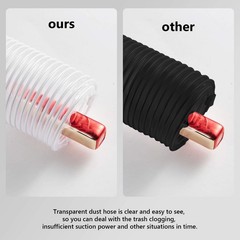 2-1/2″ x 10 ft Clear PVC Dust Collection 2.5 Inch × 10 Feet, transparent