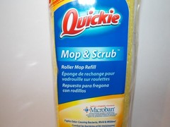Quickie JUMBO Mop & Scrub Roller Mop Refill, Type P Fits Quickie Mop #055/#055B