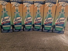 (6) Lysol® Fresh Waterfall Scent Multi Purpose Cleaner Refill Bottle Concentrate