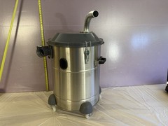 Soteco Stainless Steel Debris and Dust Collection Canister Tank w/Casters