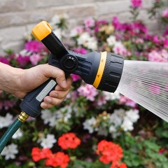 Melnor 65157AMZ Torrent Fireman’s Nozzle w/Quick Multi-Pattern, Black, Yellow