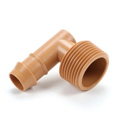 RedChili 1/2 Inch Drip Irrigation Fitting To 3/4 3/4″ Threaded Elbow Adapter
