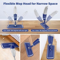 Microfiber Spray Mop for Floors Cleaning: Wet Dry Hardwood Floor Mops with 3 …