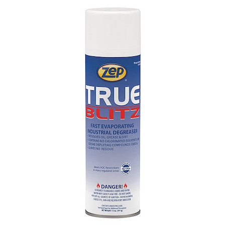 Zep 3801 Industrial Degreaser, 14 Oz Aerosol Can, Liquid, Clear, 12 Pk