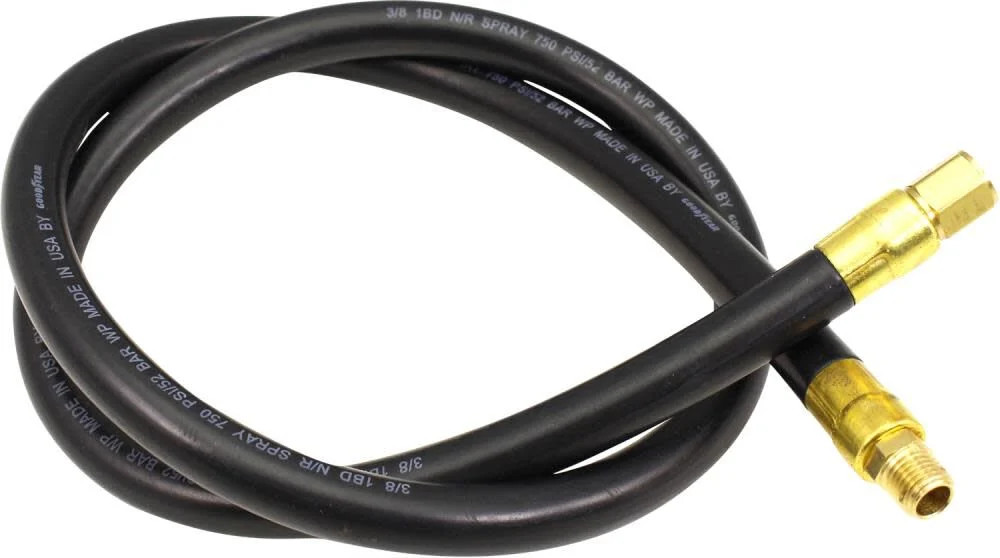 Smith Performance Sprayers Rubber Hose With Brass Fittings 50In