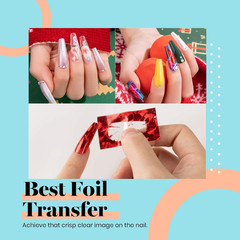 Beetles Nail Art Foil Glue Gel for Foil Stickers Nail Glue Transfer Tips Star Gl