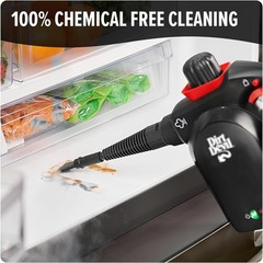 Dirt Devil 7-in-1 Handheld Pressurized Steam Cleaner for Home, XL Water Tank