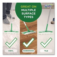 Swiffer 77197 10.3″ x 7.8″ Heavy-Duty Dry Refill Cloths – White (80/CT) New