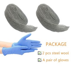 Alabrocon Steel Wool Mice Control 2 Pack 3 X10 Ft Hole Filler Gap Blocker