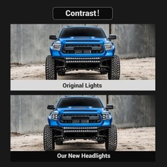 LED Tail Lights & Headlights for Toyota Tundra 2014-2021 Plug & Play