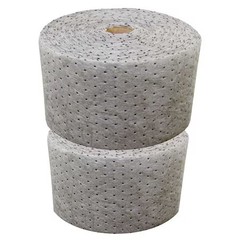 Oil-Dri L90535 Sorbent Roll, 44 Gal, 15 In X 150 Ft, Universal, Gray, 2 Pk
