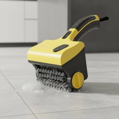 Battery-Powered Cleaning Brush Easy to Clean Battery-Powered Scrubber Brush
