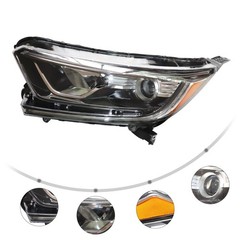 Clear Driver Side Halogen Headlight Assembly for 2017-2021 Honda CR-V
