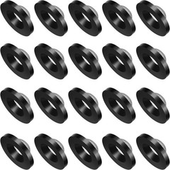 20 Pcs Hose Washer with Screen Filter Washers Stainless Steel & Black black