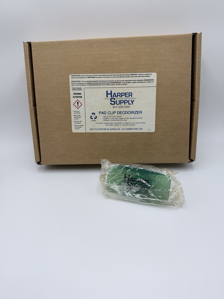Harper Supply, Toilet Bowl Pad Clip Deodorizer…. Cucumber Melon Scent.