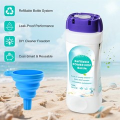 ​Refillable Bottle for Swiffer® Power Mop™, 720ML / 24 FL.OZ Reusable White