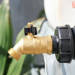 UNWAVER Garden Hose Full 3/4 inches, inlet Long and Butterfly Handle 2PCS