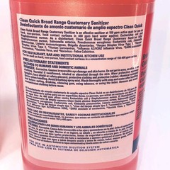 2 Gallons Clean Quick 1 gal. ea. Broad Range Quaternary Sanitizer