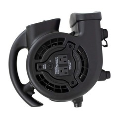 Mini 600 CFM Air Mover, Carpet Dryer, Floor Fan, Blower for Water Damage, Black