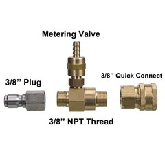 M MINGLE Adjustable Chemical Injector Kit 6.18 x 6.14 x 2.32 inches, Clear