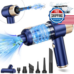 Jonyj Car Vacuum Cleaner 16000Pa Hand Held Vacuum Portable Cordless 2 In 1 Air