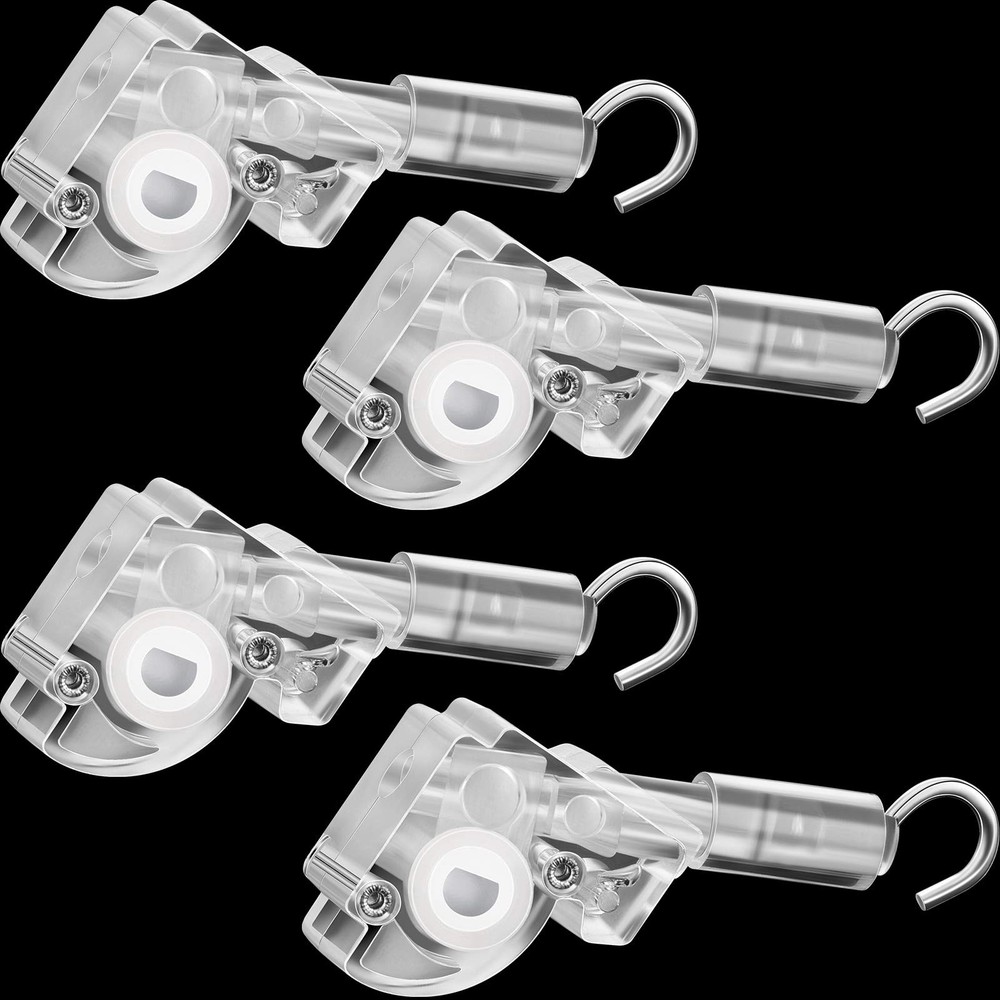 4 Pieces Blind Wand Tilter Control for 1 Inch Mini 1 Inch, Transparent