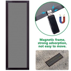 8pcs Floor Vent Mesh Covers, 4×12″ Magnetic Air Screen 4*12-8PCS