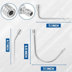 M MINGLE Pressure Washer Extension Wand – Gutter Cleaner Attachment – 30°,…