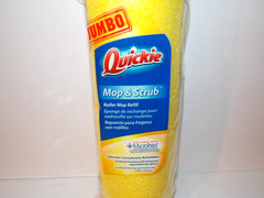Quickie JUMBO Mop & Scrub Roller Mop Refill, Type P Fits Quickie Mop #055/#055B