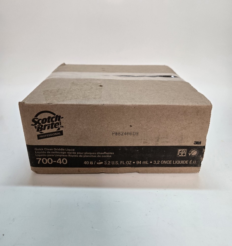 Scotch Brite 700 3M Professional Grade Quick Clean Griddle Liquid 40 Pack