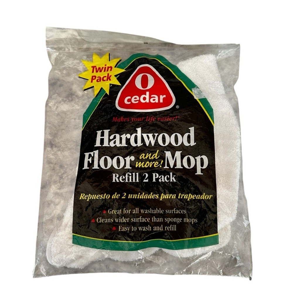 O Cedar Hardwood Floor N’ More Mop Refill 2 Pack #2526