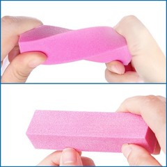 12 Pcs Nail Buffer Block for Acrylic and Natural Nails, 4 Sided Multicolor