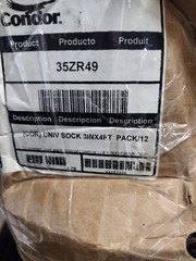 Absorbent Sock 3″ x 4’/ Lot of 11 Grey / Condor 35ZR49 Universal