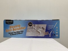 Homitt HM115D Electric Spin Scrubber Multi-Purpose Round Brush Extension Handle
