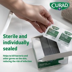 Curad, Alcohol Prep Pads, Medium 100 Count (Pack of 4), Original Version