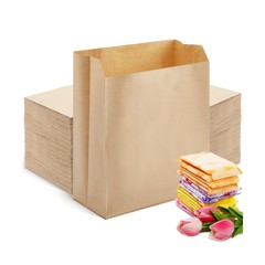 500 Pcs Waxed Sanitary Napkin Disposal Bags 7.5” x 10” x 3.5” Kraft Femini…