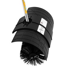 52cc Gas Power Nylon Brush Broom Sweeper Artificial Grass Driveway Snow Clean