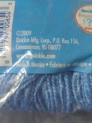 Quickie Swivel Flex Nylon Dust Mop Refill #065 Blue New FREE SHIPPING