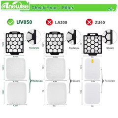 Anewise Filter Replacement For Shark Uv900 Uv950 Pet Performance Lift-Away