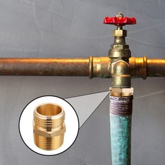 JOEJET Garden Hose Connector, 3/4” GHT Female to NPT, Brass