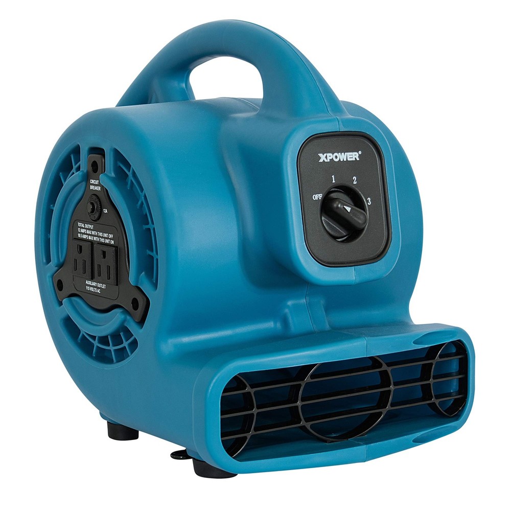 Air Mover 138W 600 CFM Centrifugal Carpet Dryer Stackable P-80A XPOWER