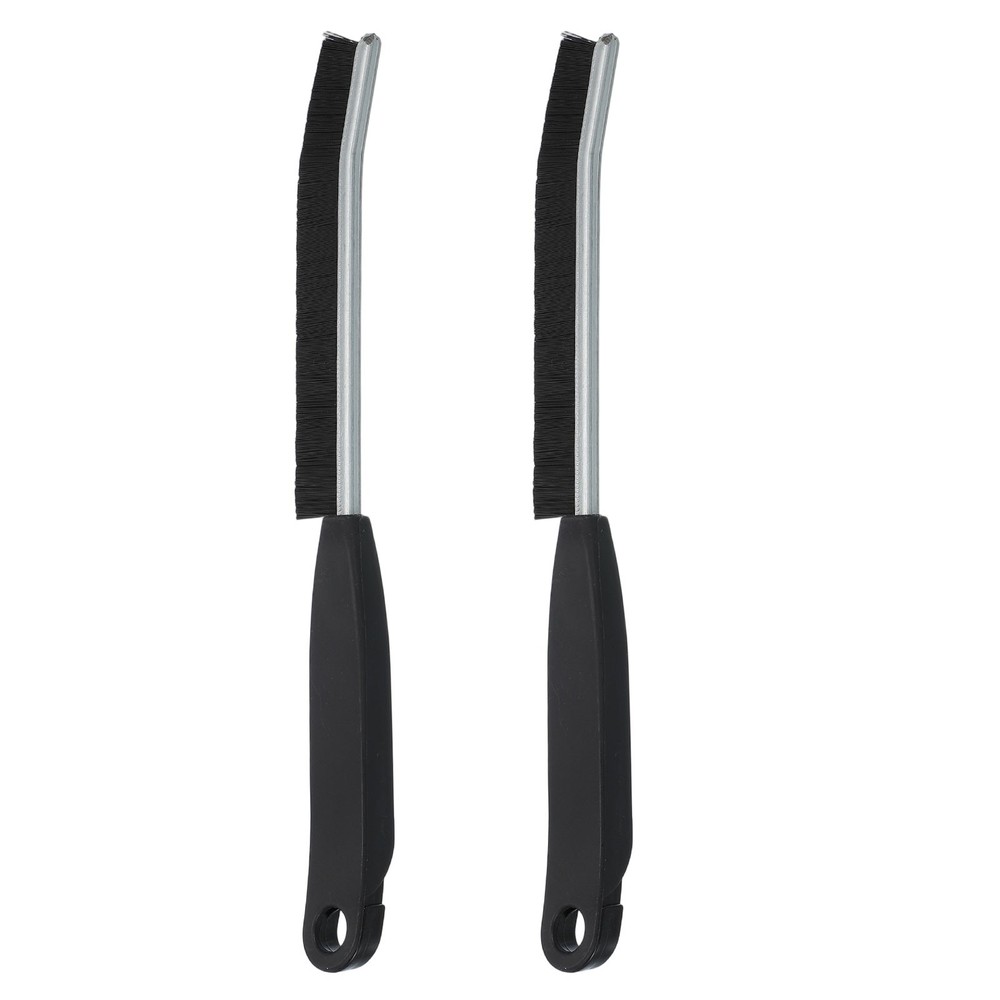 2PCS Crevice Cleaning Brush Gap Brush for Kitchen Toilet Bathroom, Black