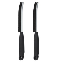 2PCS Crevice Cleaning Brush Gap Brush for Kitchen Toilet Bathroom, Black