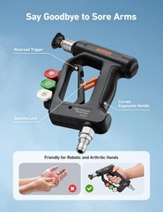 AstroAI Short Pressure Washer Gun with Swivel – High Short, Black