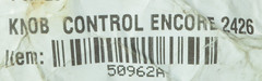 Clarke Nilfisk Advance 50962A Speed Control Knob Encore 2426 Focus