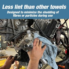 Industrial Cloths Grease, Oil & Ink Cloths, Jumbo Roll, Lint-Free Towels, Blue